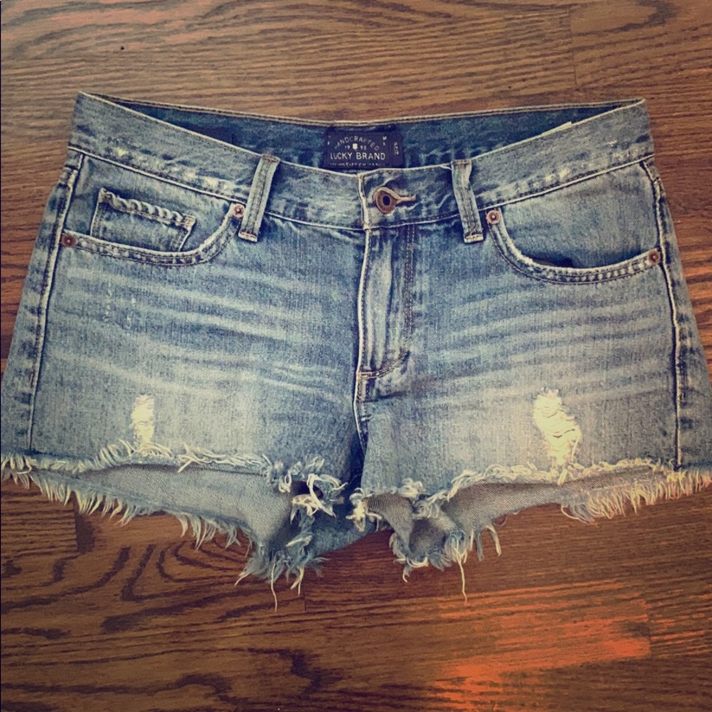 Distressed Lucky Shorts